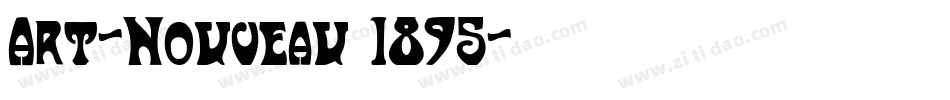 Art-Nouveau 1895字体转换